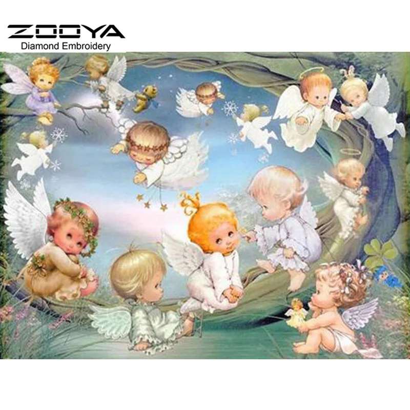 5D DIY Diamond Painting Baby Diamond Painting Cross Stitch Lovely Angel