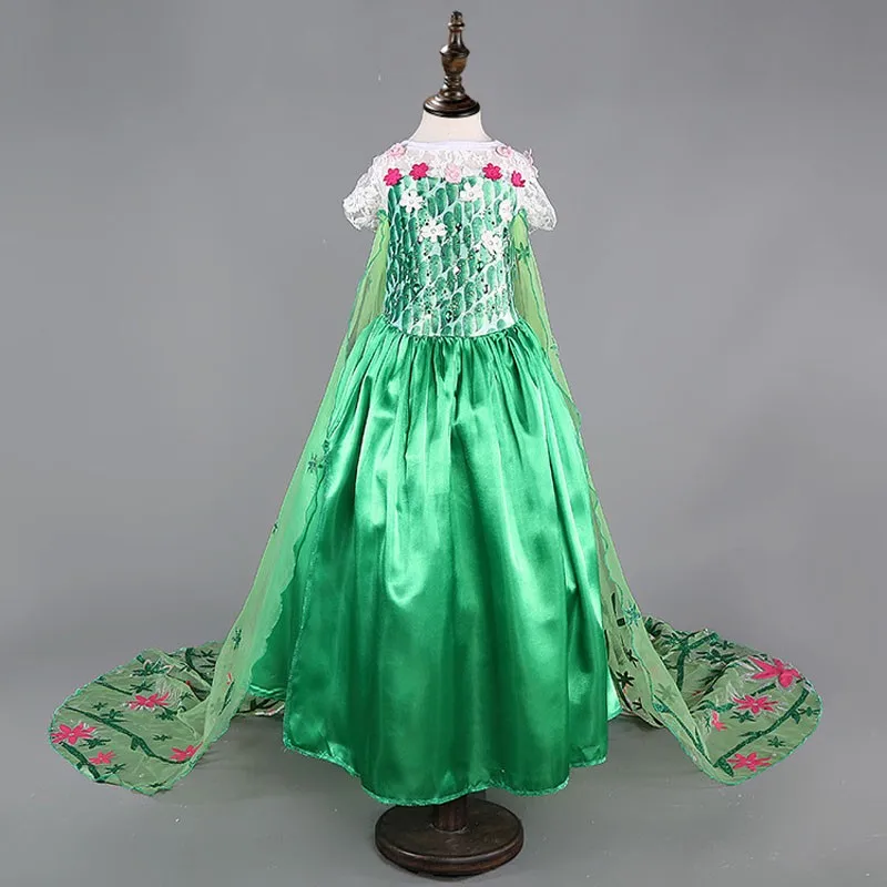 CuilinKailan платье Анна Эльза Принцесса София вечерние платья infantil fever Costume костюм vestido rapunzel jurk disfraces