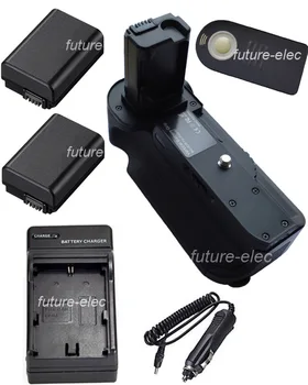 

Battery Hand Handle Grip Holder Vertical Power Shutter For Sony Alpha A7 DSLR as BG-3CIR BG3CIR+IR Remote+2 NP-FW50+ Car Charger