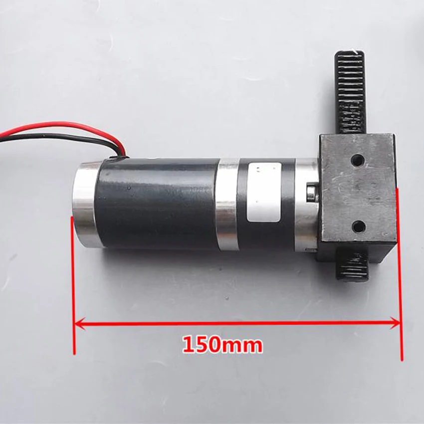 Линейный возвратно-поступательный двигатель 48 Вт 12 см/с DC12V стойка на мотор планетарный мотор-редуктор