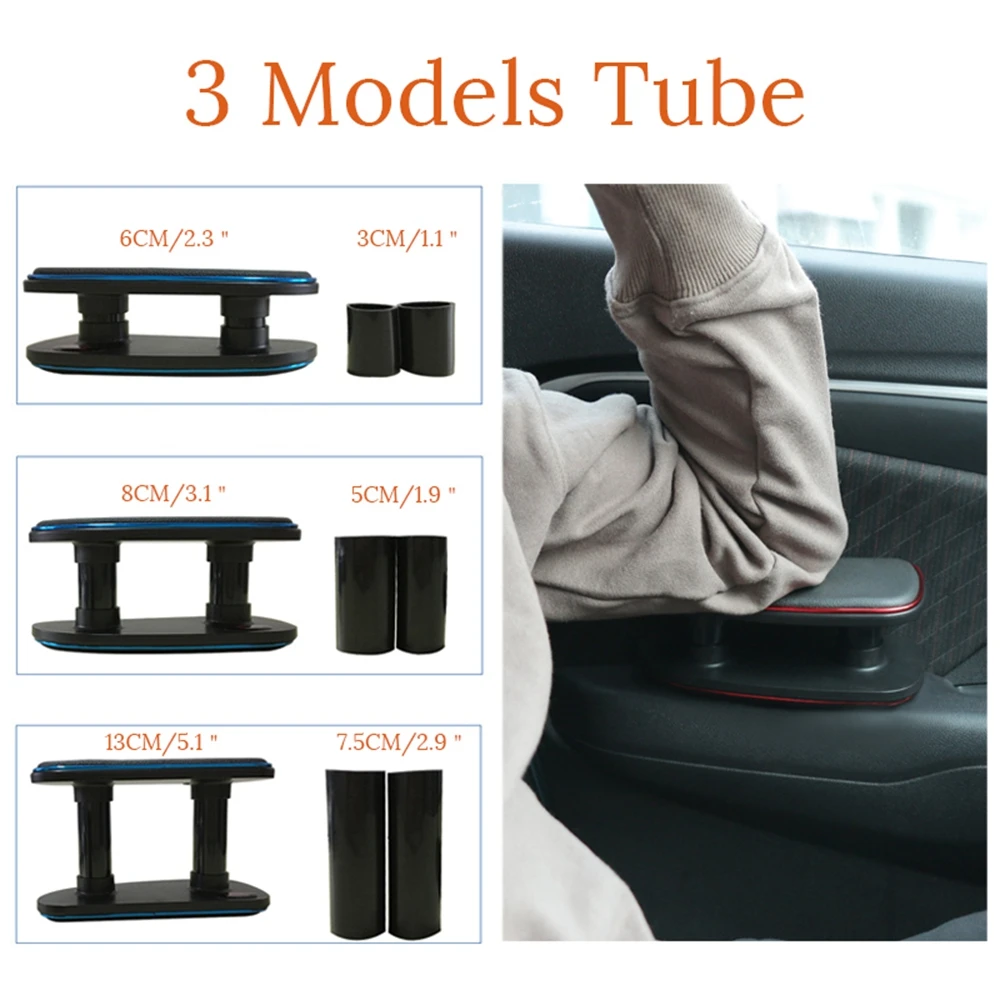 Car Accessories Universal anti-fatigue adjustment car left hand armrest support bracket installation silicone pad