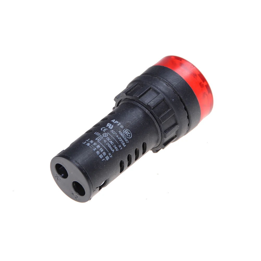 1 шт. 12В 24В 220В 380В LED 22 мм сигнальная светового Индикатора лампа Flash buzzer|led 22mm|indicator
