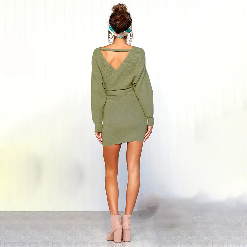 Sexy V-Neck Dress6