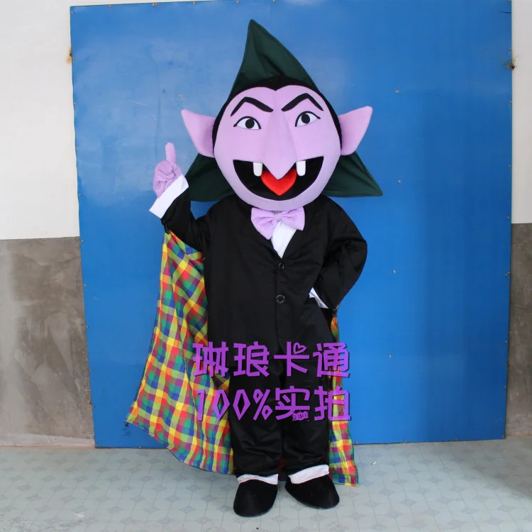 

Halloween Devil Mascot Vampire Count Costume Count Dracula Mascot Cosplay Theme Mascotte Carnival Costume Fancy Party Dress