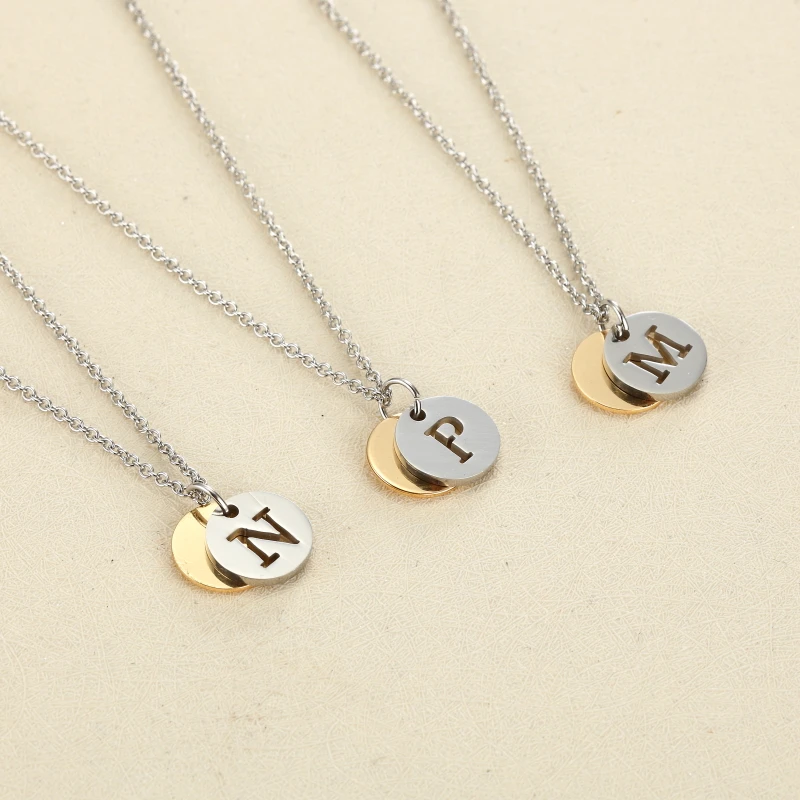 Capital Initial Necklace Women 