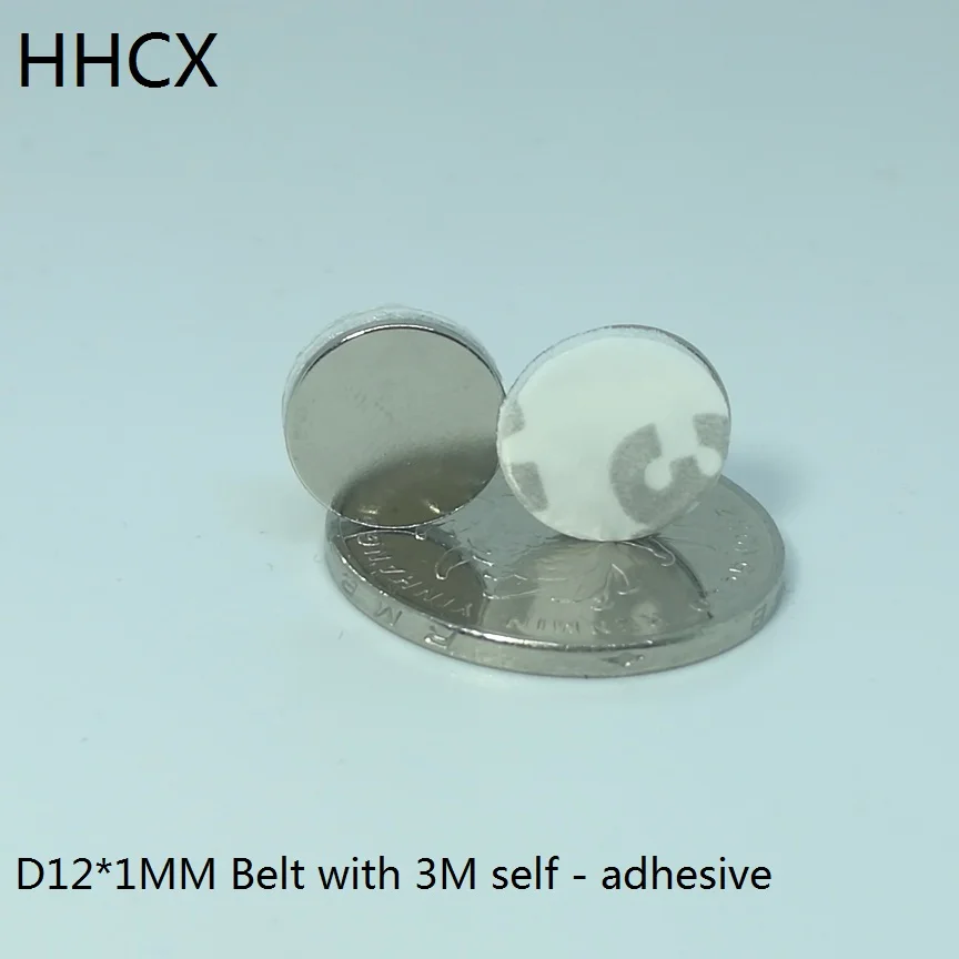 10 шт./лот D 12x1 мм N35 сильный дисковые магниты NdFeB(неодим-железо-бор 12*1 мм пояс с клейкой пленкой длиной 3м, неодимовые магниты 12mm X 1 мм