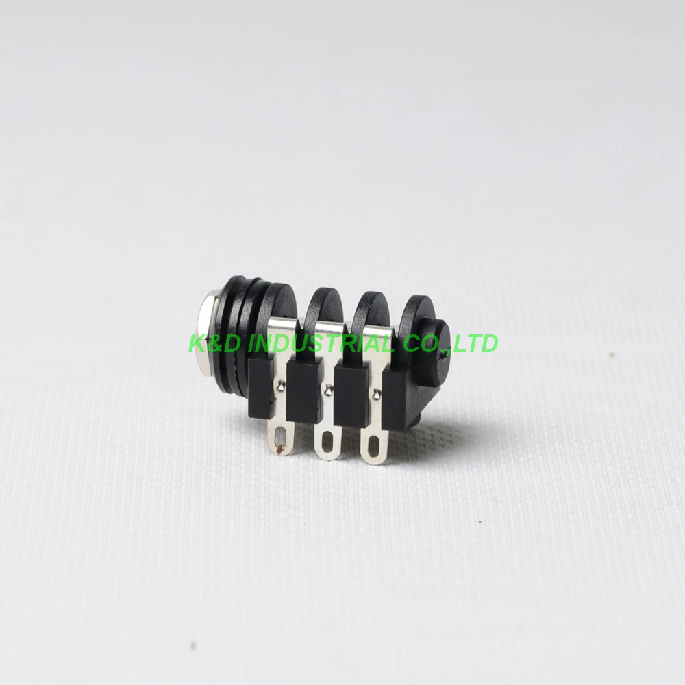 10pcs 1 4 Cliff Phone Jack 6 35 6pin Headphone Audio Tube Amp Guitar Stereo