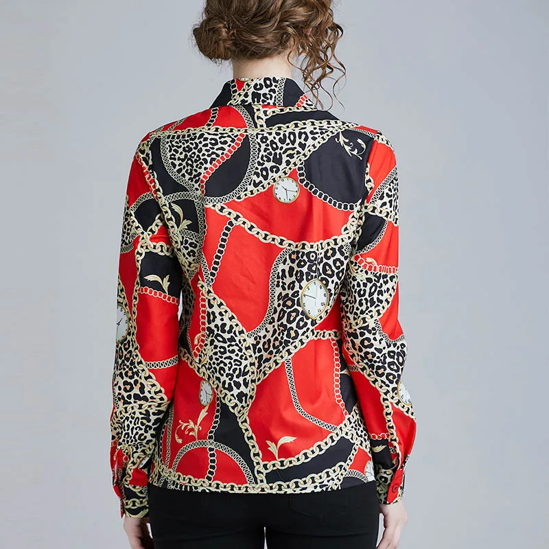 Women Elegant Runway Blouse 2019 New Fashion Casual Design Luxury Shirt Office Ladies Long Sleeve Work Tops Women Elegant Runway Blouse 2019 New Fashion Casual Design Luxury Shirt Office Ladies Long Sleeve Work Tops
