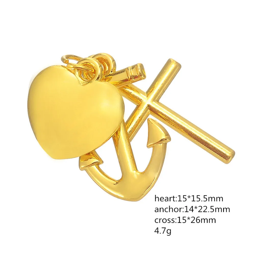 Buy Silver Plated Faith Hope Love Necklace Pendant