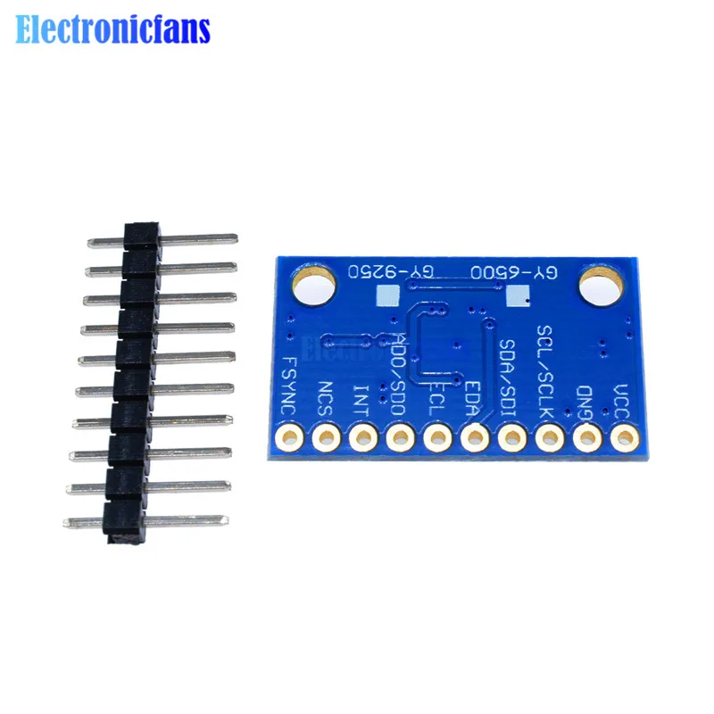 1 комплект SPI IIC/iec GY-9250 MPU 9250 MPU-9250 9-Axis Attitude+ гироскоп+ акселератор+ магнитометр Модуль датчика MPU9250 3-5 в питание