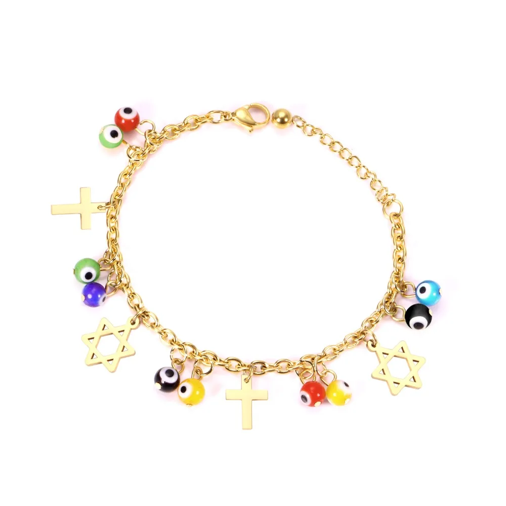 LUXUKISSKIDS Ювелирные изделия 316L браслет из нержавеющей стали и для женщин цепочка