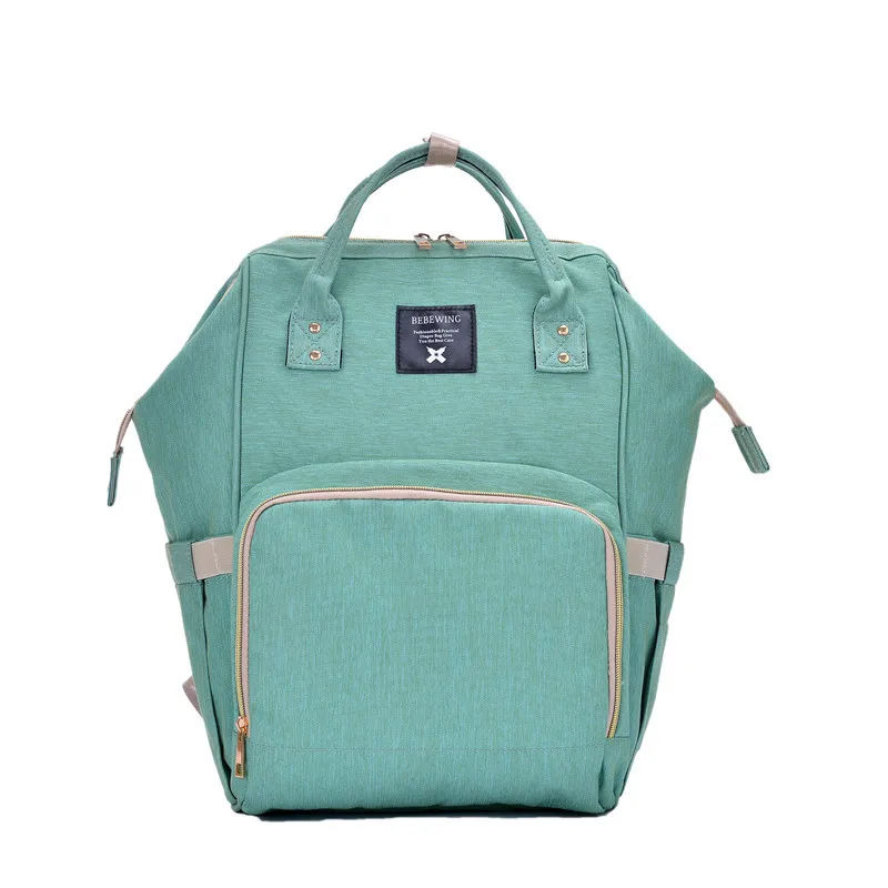 Модный рюкзак для мам и мам, сумка для подгузников, большая вместительность, для мам и детей, многофункциональные уличные дорожные сумки для подгузников для ухода за ребенком - Цвет: Gray