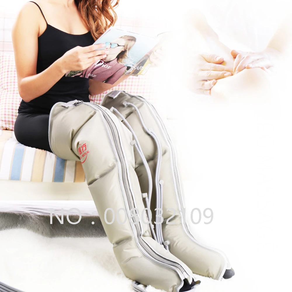 Пневматический массажер для ног, разминающий ноги, физиотерапия для коленей, инструмент, электрический массаж, облегчение боли, реабилитационное оборудование, уход
