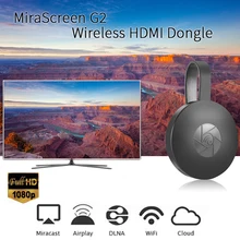 MiraScreen G2 1080 P HD ТВ палка беспроводной WiFi Дисплей приемник для ТВ-тюнера Smart Box Miracast обмена потоковыми мультимедийными данными(Airplay) ТВ палка дублирование приемник