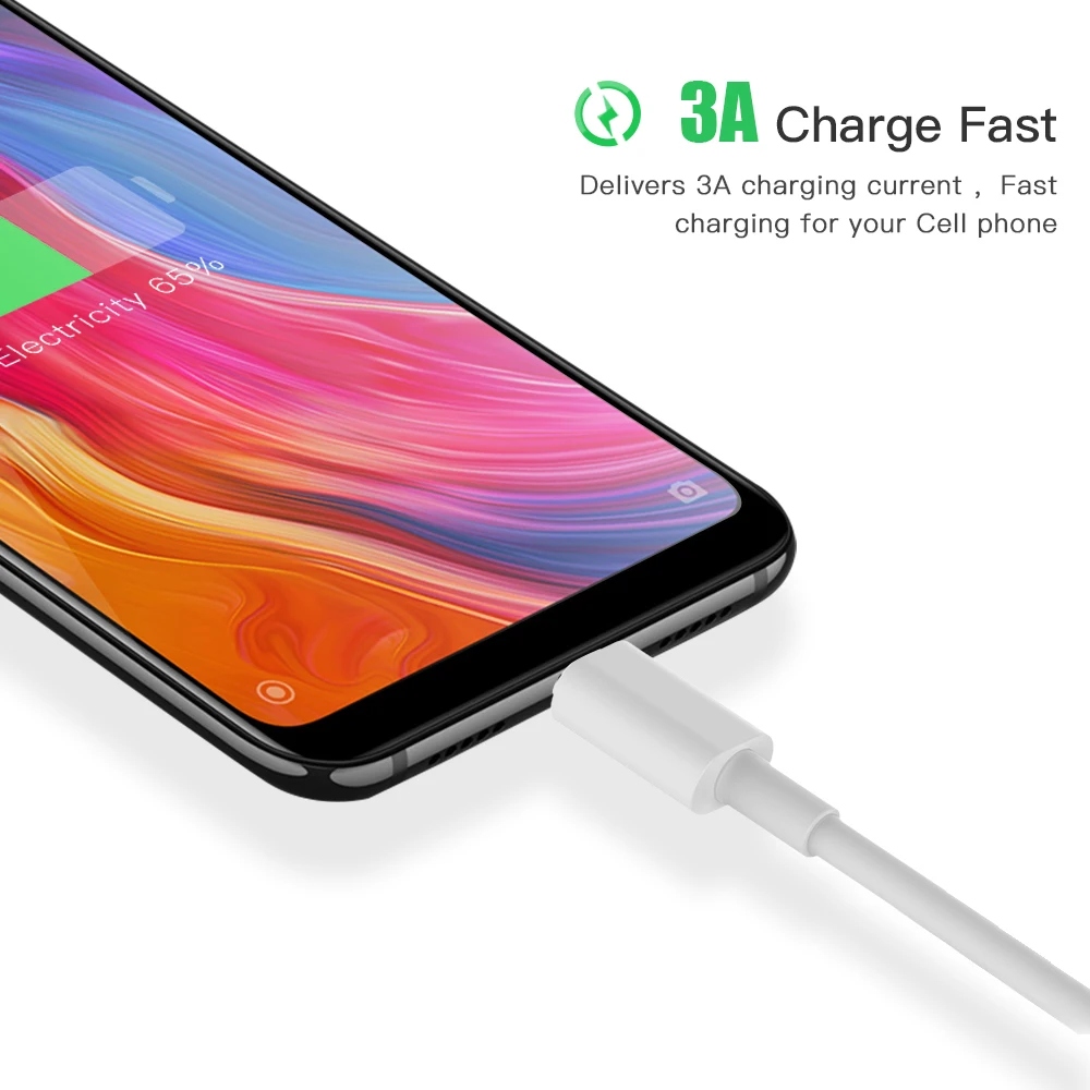 Кабель Robotsky usb c на usb-c, 3А PD, быстрая зарядка, type c на type-c, штекер для samsung S8 S9, Macbook, кабель для синхронизации данных, зарядный кабель