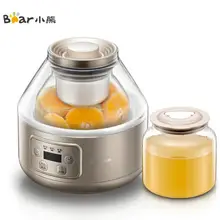 Медведь SNJ-A20T11 DIY риса Винодельня бытовой авто микрокомпьютер йогурт машина 2L стеклянный лайнер домашний фермент фрукты ферментация