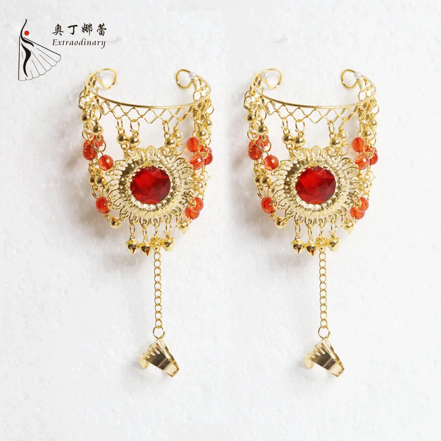Indian Dancewear Metal Rhinestone Belly Dance Bracelet Dance font b Accessory b font Dance Bracelet