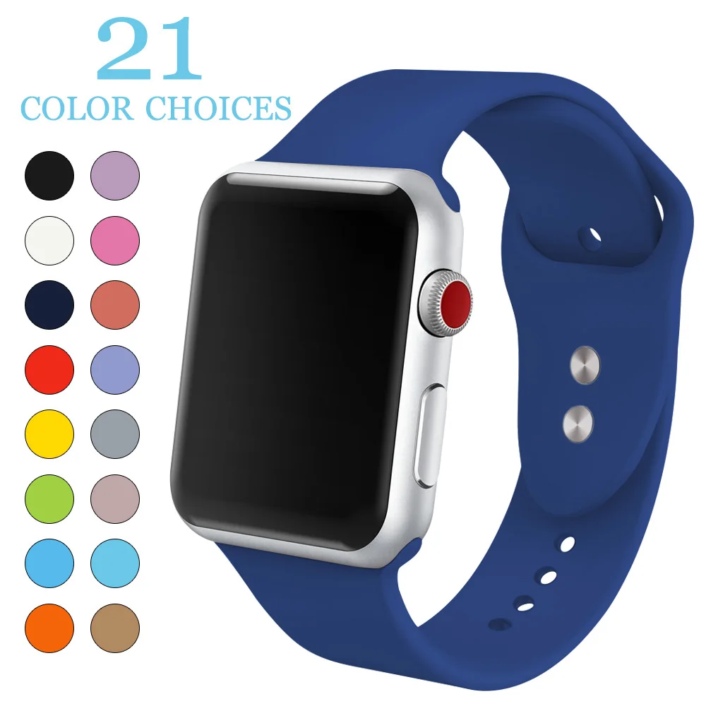 MU SEN Soft Silicone Replacement Sport Band For 38mm Apple Watch Series1 2 42mm Wrist Bracelet Strap For iWatch Sports Edition MU SEN Soft Silicone Replacement Sport Band For 38mm Apple Watch Series1 2 42mm Wrist Bracelet Strap For iWatch Sports Edition