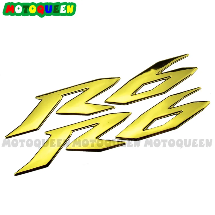

Motor Body Sticker Decal Case For YAMAHA R6 logo YZF-R6 YZF600 Motorcycle Body Shell Stickers 3D Decal Sticker Emblem