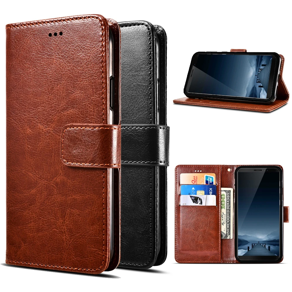 

Elephone A6 Mini Case Protection Stand Style PU Leather Flip Silicone Back Cover For Elephone A 6 Mini Phone Wallet Capa 5.5"