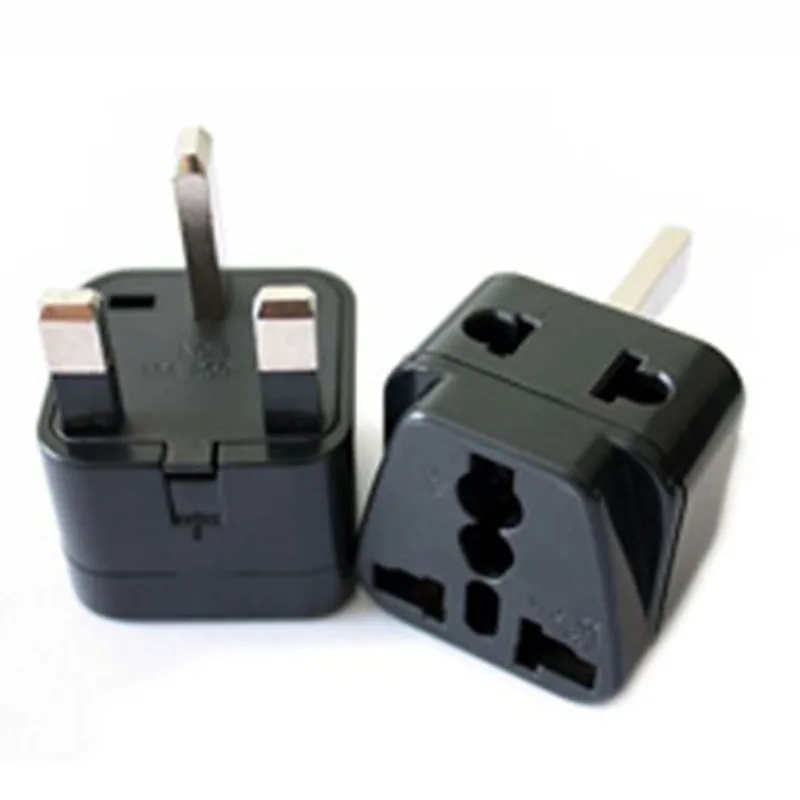 2 in 1 Universal to UK Plug Adapter Travel to UK/Hong Kong Type G