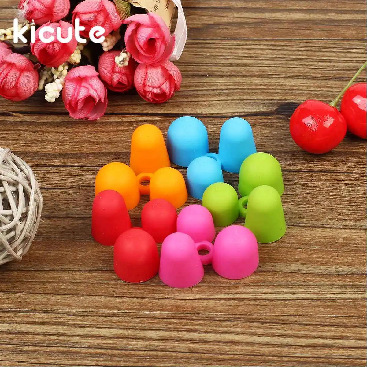 

Kicute 5pcs/lot Pencil Grips Occupational Therapy Handwriting Aid Children School Stationery Pen Control Right Silicone Writing