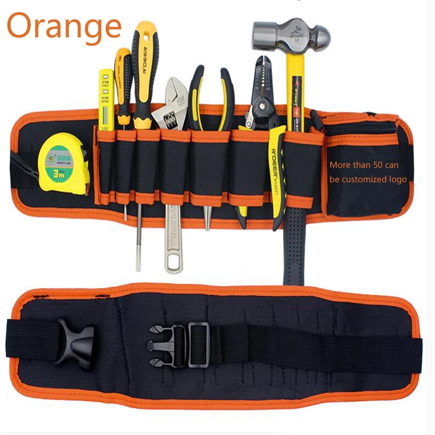 Multi-color Electricians Tool Belt Repair Pouch Pocket Tool Waist Bag Multifunctional Waterproof Carpenter Oxford cloth Tool Bag cheap tool chest