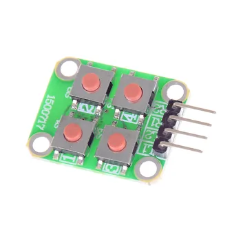 

1Pcs 4 Keyboard Board Module 4 Button Tactile Switch For Arduino