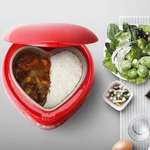 1.8L herz geformt reiskocher verwendet in haus mit der funktion von Reis Kochen und Brei Kochen und, Der kuchen