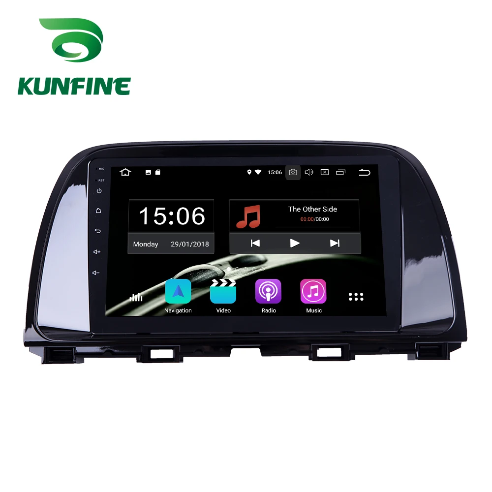 Android 9 0 Ram 4G Rom 64G PX6 Cortex A72 автомобильный DVD GPS мультимедийный плеер стерео для Mazda 6