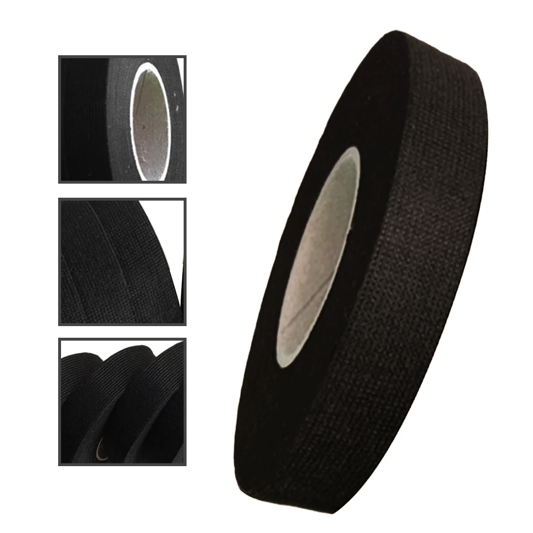 

High Quality Heat-resistant 19mm x 15m Adhesive Flannel Tape Cable Harness Wiring For Car Auto Repair Parts Tool 1pc