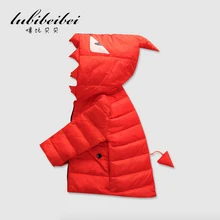 The new 2016 winter warm down jacket children boys and girls children’s clothing Little monster thin hooded down jacket