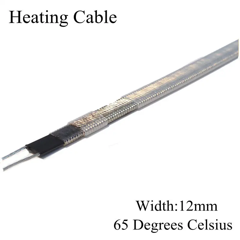 Незамерзающий Мороз нагревательный кабель для защиты от замерзания водопровод/крыши 220V 8 мм 20 Вт/м саморегулирующийся Электрический нагреватель Медный провод