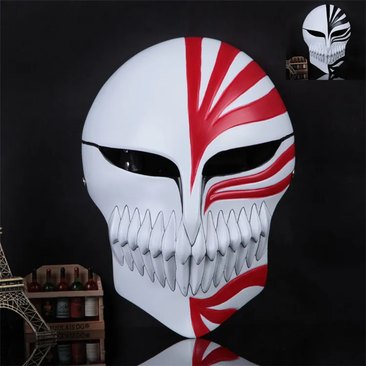 Горячая маска из аниме «Блич» Куросаки Ичиго реквизит аниме косплей маска японские коллекции Новое приведение ужас страшная маска для Хэллоуина CPW63