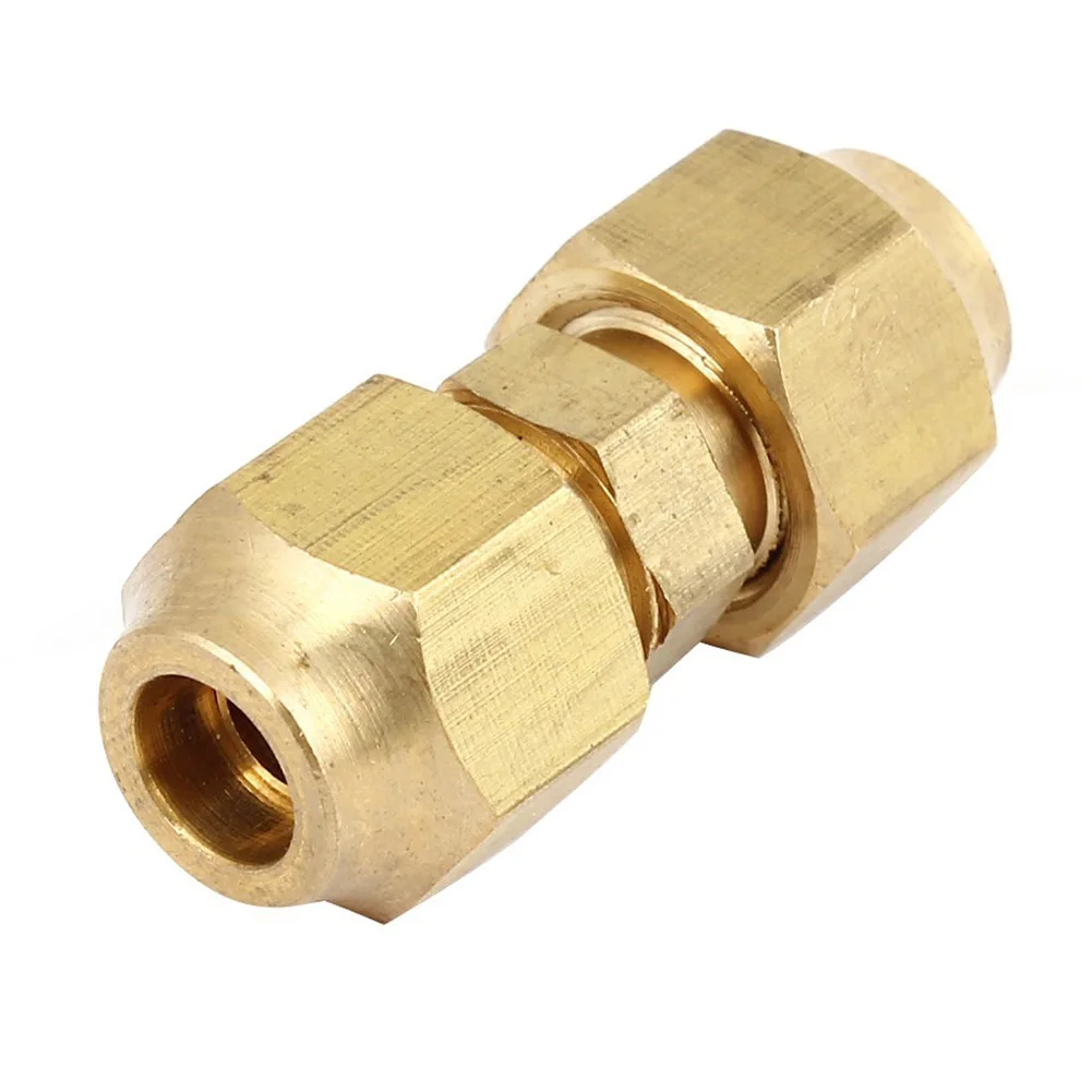 8mm to 8mm Brass Connector Fitting Coupler for Air conditioner Pipein