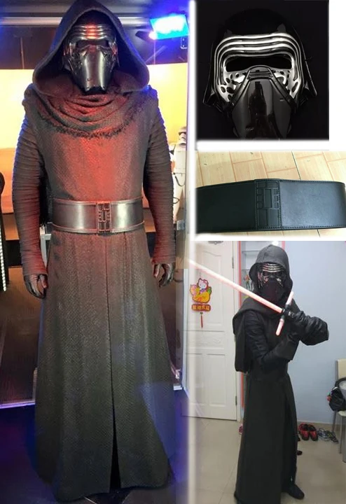 

Online Game Star Wars KYLO REN Anakin Jedi Cosplay Costumes set with mask