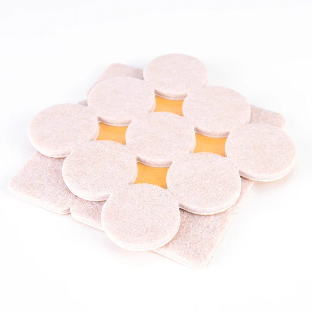 18PCS Hard Surfaces Reduces Noise DIY Round Self Adhesive Furniture