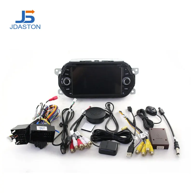 Discount JDASTON Android 9.1 Car DVD Player For Fiat Bravo 2007 2008 2009 2010 2011 2012 GPS Navigation 2 Din Car Radio Stereo multimedia 3