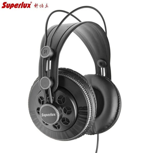 Superlux HD681B 3,5 мм разъем проводной супер бас динамические наушники шумоподавление Гарнитура с регулируемым оголовьем кабель студия