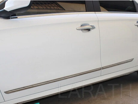 Хром abs дверные боковой линии garnish body молдинг протектор крышки Накладка авто аксессуары для CITROEN Elysee C-Elysee