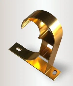 

2Pcs/Lot Thick Top Ceiling Mount Double Rod Bracket For Drapery Curtain Aluminum With Screws