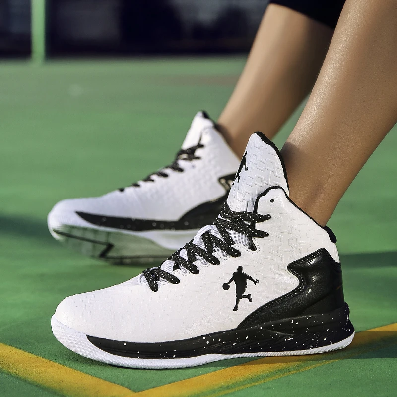 Мужские баскетбольные кроссовки Jordan с высоким берцем, амортизирующий светильник, баскетбольные кроссовки, противоскользящие дышащие спортивные кроссовки Jordan