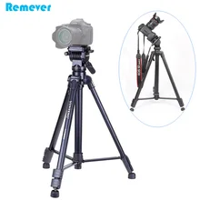Professional Tripod with 360 degree Rotating Liquid Head Gimbal Stands Holder for SONY CANON Nikon DSLR Cameras Photography