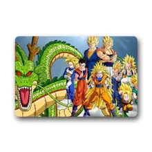 Японский аниме Жемчуг дракона печать передняя дверь коврик пол коралловый флис 40x60 см Коврик для наружного внутреннего Добро пожаловать