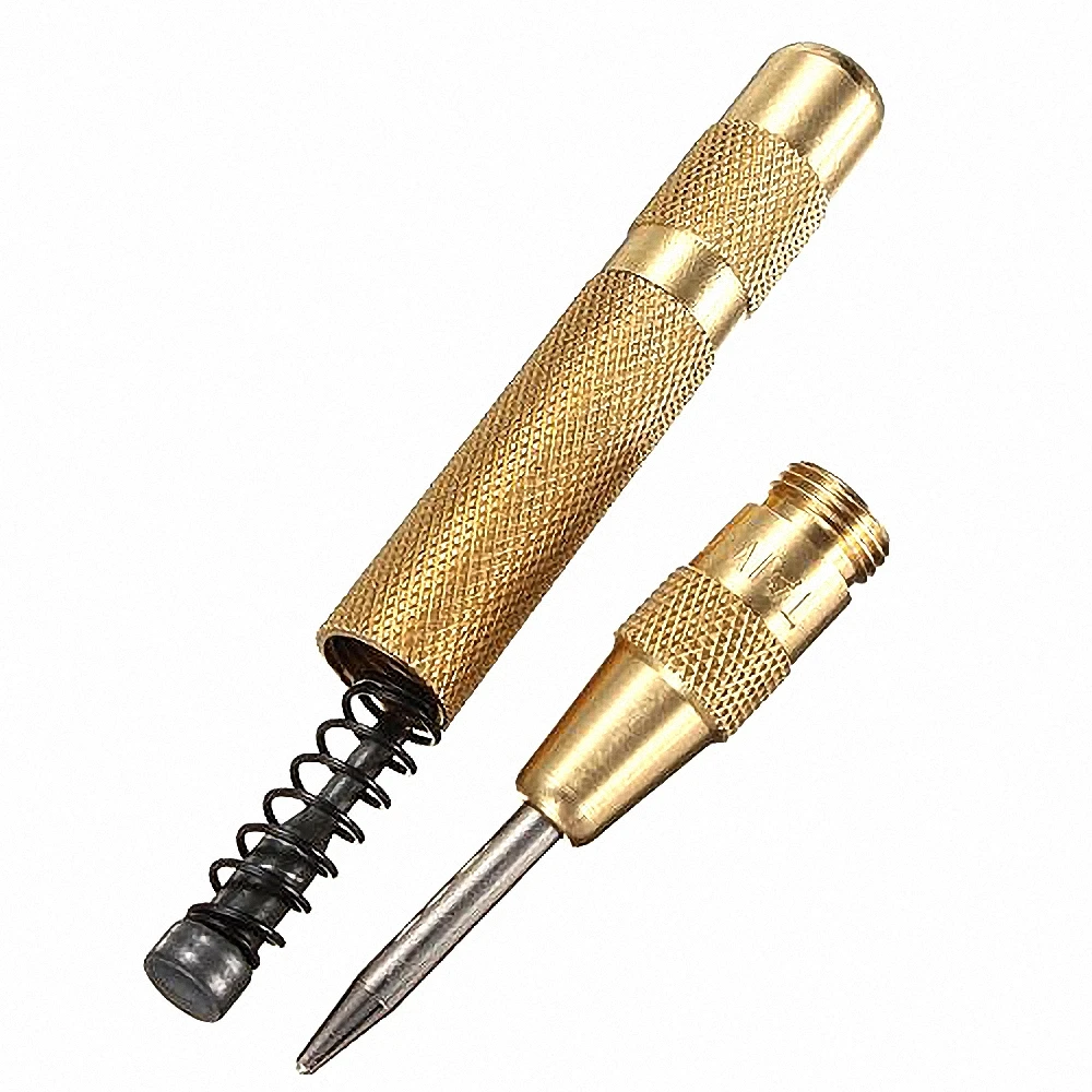 Automatic Center Punch Steel Spring Loaded Marking Starting Holes Hand Tool Kits Automatic Center Punch Steel Spring Loaded Marking Starting Holes Hand Tool Kits
