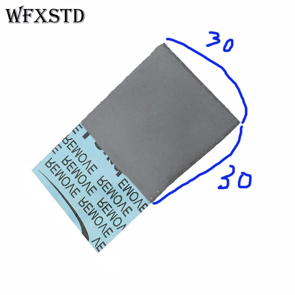 flex720 30*30*0.5mm Silicon Thermal Pad For USA LAIRD notebook graphics