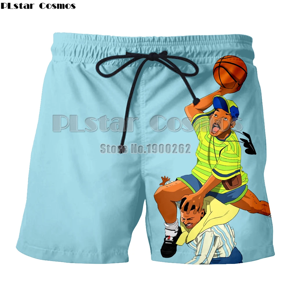 PLstar Cosmos Fresh prince funny Mens shorts Print 3d Fresh prince funny shorts drop shippingin