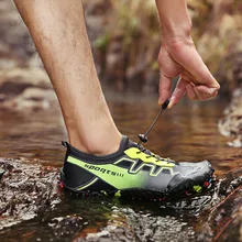 Горячая Мужская водонепроницаемая обувь спортивная Аква босиком быстросохнущая дышащая Нескользящая для наружного катания на лодках пляж HV99