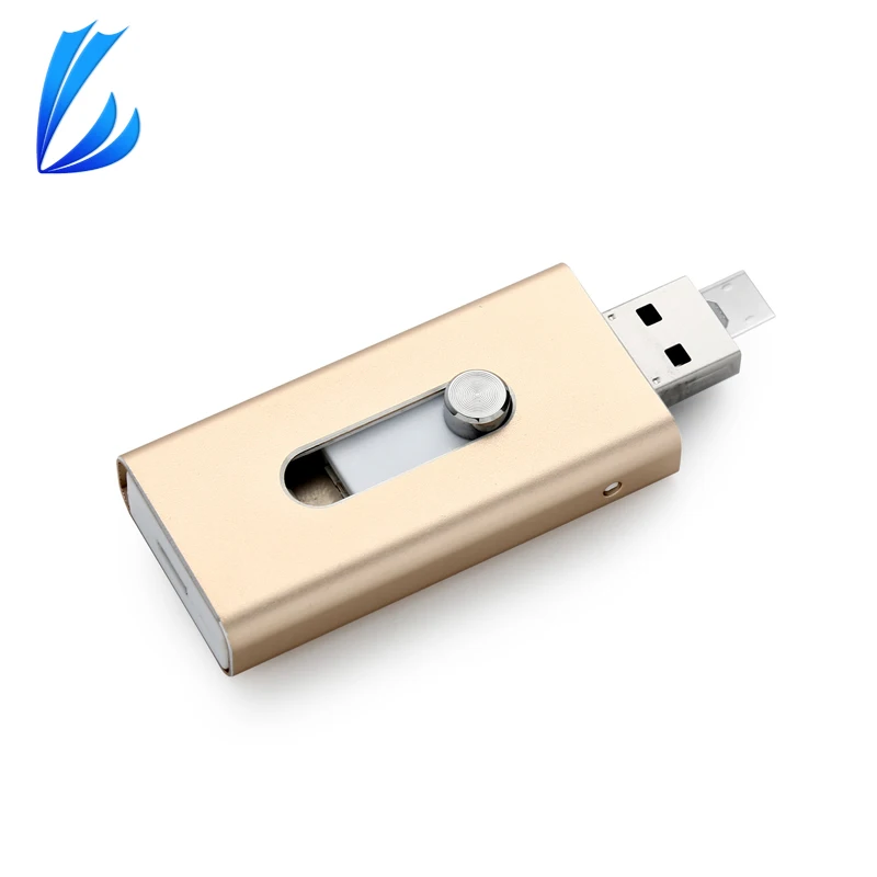 

LL TRADER Flash Drive 16G 32G 64G 128G OTG USB Flash Disk Metal Pendrive Memory Mini USB Stick Gift For iPhone Android Phone PC