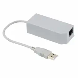 Разъем сетевой адаптер USB Интернет Ethernet Для nintendo для wii/для wii для U/PC продвижение